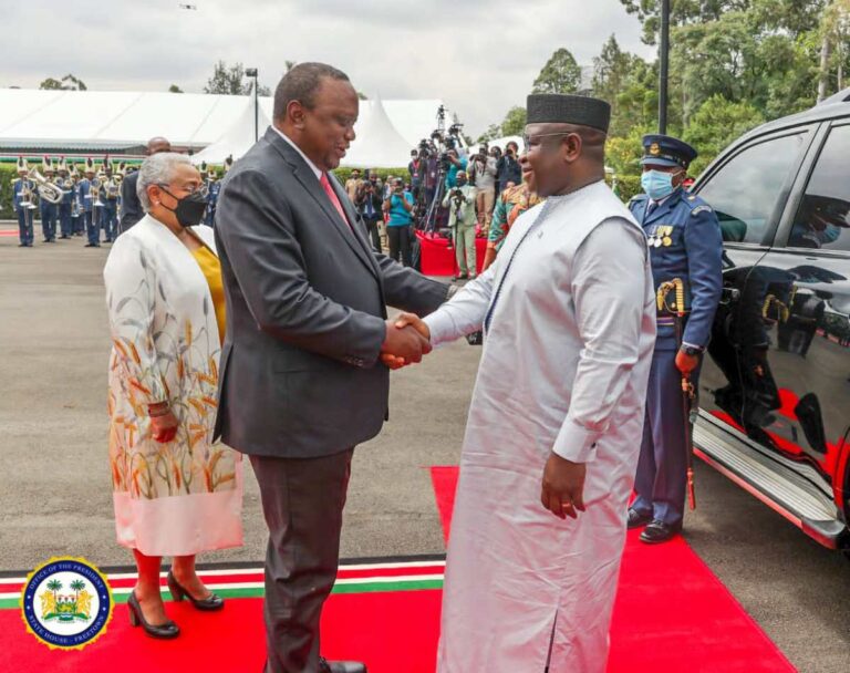 Sierra Leone’s President Julius Maada Bio Meets Kenyan Counterpart, Strengthens Bilateral Relations