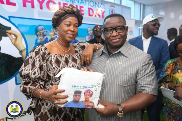 Sierra Leone’s President Julius Maada Bio Joins First Lady Fatima Bio to Commemorate Menstrual Hygiene Day, Launches 2022 Free Sanitary Pads Distribution