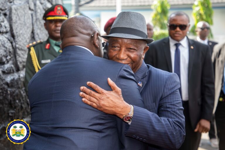 Sierra Leone’s President Bio Welcomes Liberia’s President Boakai, Commits to Deepen Regional Cooperation