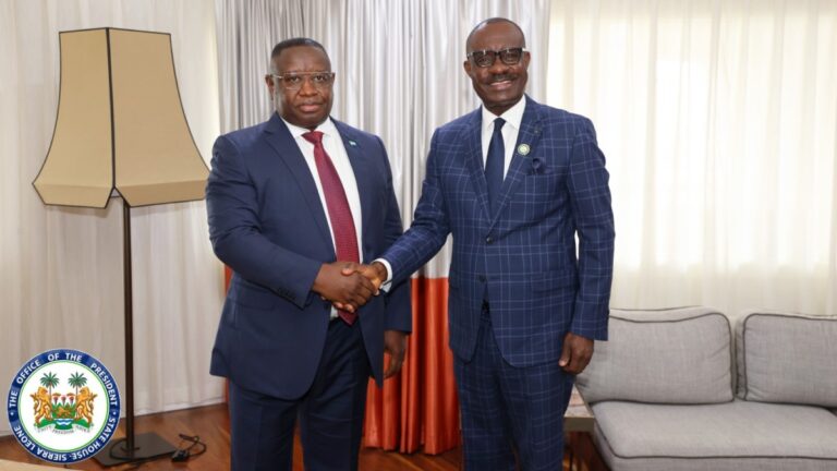 President Of ECOWAS Bank  Congratulates Sierra’s President Julius Maada Bio On His Election As ECOWAS Chairman, Assures EBID’s Full Support For His Developmental Agenda