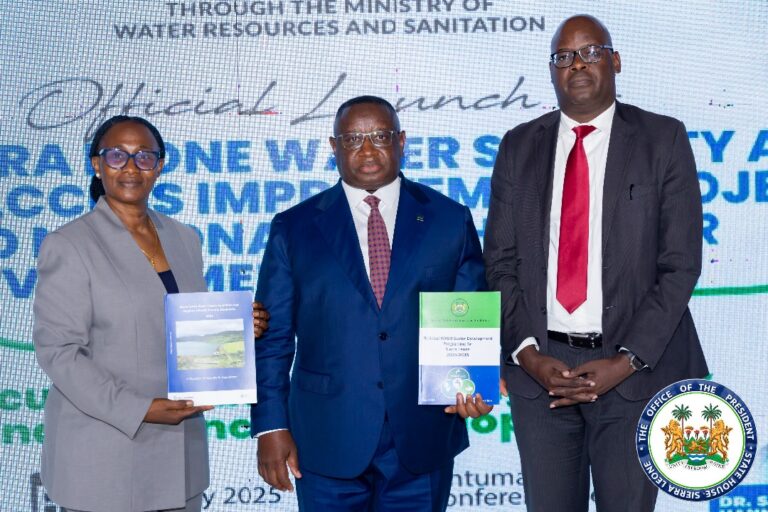 Sierra Leone’s President Julius Maada Bio Launches National Water Security And WASH Access Project, Calls For Collective Action On Clean Water And Sanitation