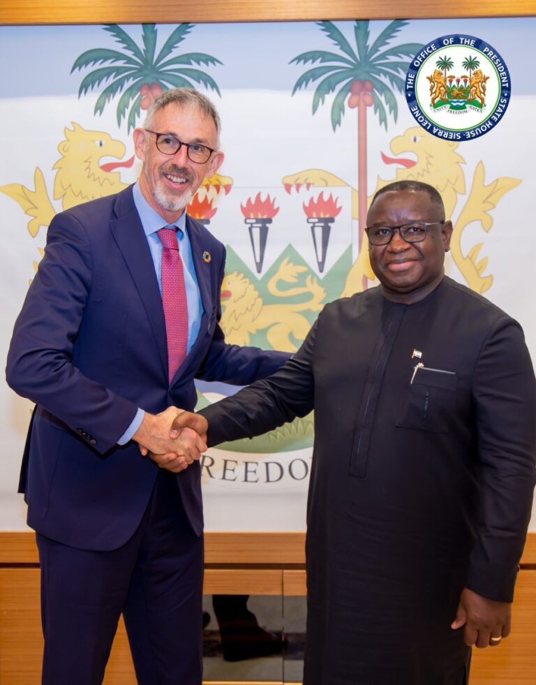 Irish Ambassador Bids Farewell To Sierra Leone’s President Julius Maada Bio