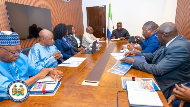 National Revenue Authority Board Pays Courtesy Call On Sierra Leone’s President Julius Maada Bio, Updates On Revenue Mobilization Efforts