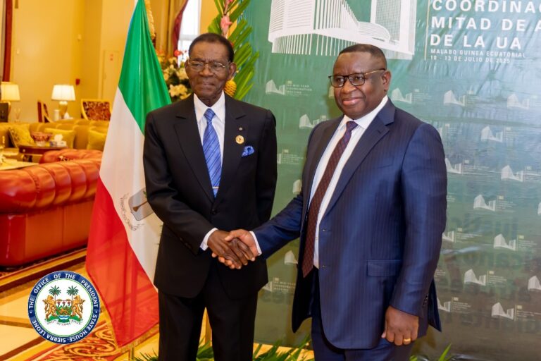 Chairman ECOWAS Authority, President Julius Maada Bio, Highlights Regional Progress At African Union Mid-Year Coordination Summit