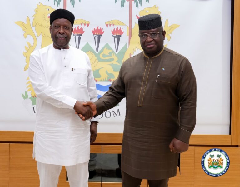 Special Representative Of UN Secretary-General And Head Of UNOWAS Pays Courtesy Call On Sierra Leone’s President Julius Maada Bio, Reaffirms Support For His ECOWAS Chairmanship