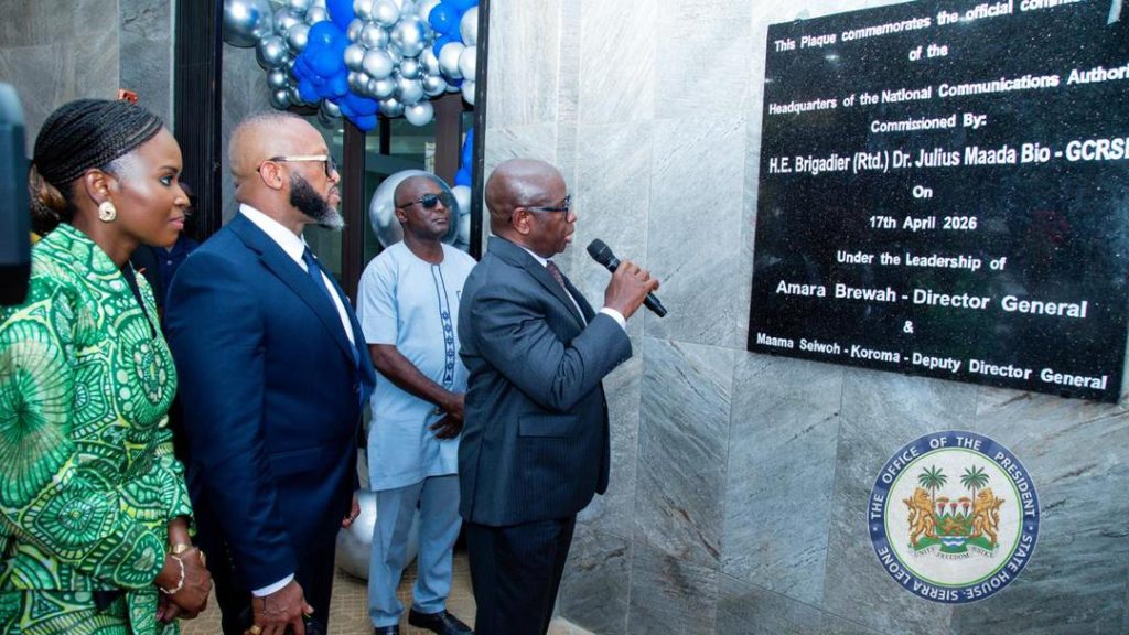 Sierra Leone’s President Julius Maada Bio Commissions NAtCA HQ, Reinforces Commitment To Digital Innovation