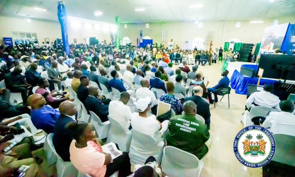 President Julius Maada Bio Highlights Gains In Government, Reaffirms Commitment To Inclusive Governance And National Unity At Presidential Town Hall Meeting In Makeni